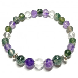 Bracelet Boules 3 Pierres