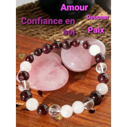 Bracelet Boules 3 Pierres