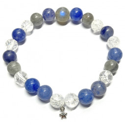 Bracelet Boules 3 Pierres.