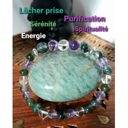 Bracelet Boules 3 Pierres