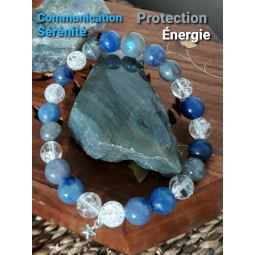 Bracelet Boules 3 Pierres.