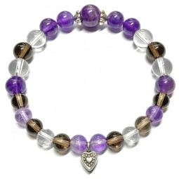 Bracelet Boules 3 Pierres.