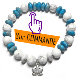 Bracelet en Howlite