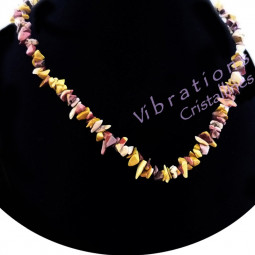 Collier Baroque en Jaspe Mokaïte