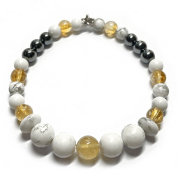 Bracelet Boules 3 Pierres.