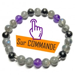 Bracelet Boules 3 Pierres.