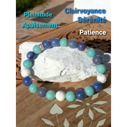 Bracelet Boules 3 Pierres