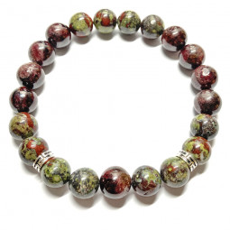 Bracelet Grenat & Dragon Stone.