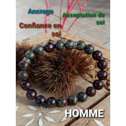 Bracelet Grenat & Dragon Stone.