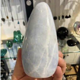 Forme libre en Calcite Bleue