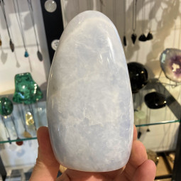 Forme libre en Calcite Bleue