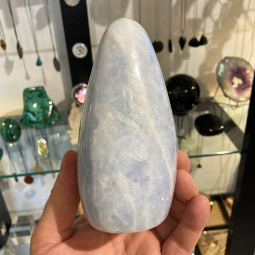 Forme libre en Calcite Bleue