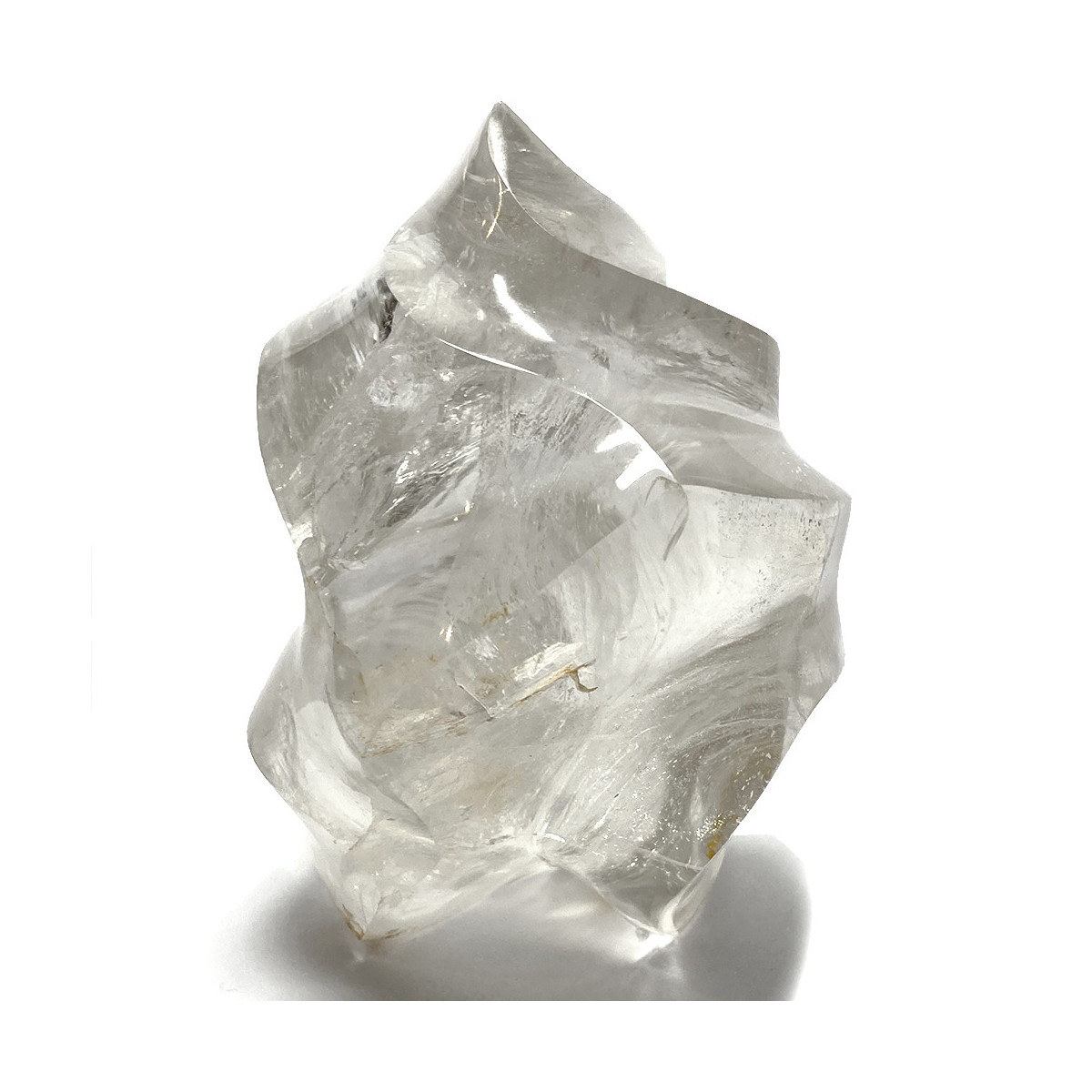 Forme Flamme en Cristal de Roche - 673 Grammes