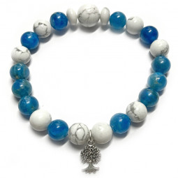 Bracelet Apatite & Howlite