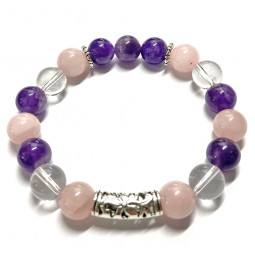 Bracelet Boules 3 Pierres