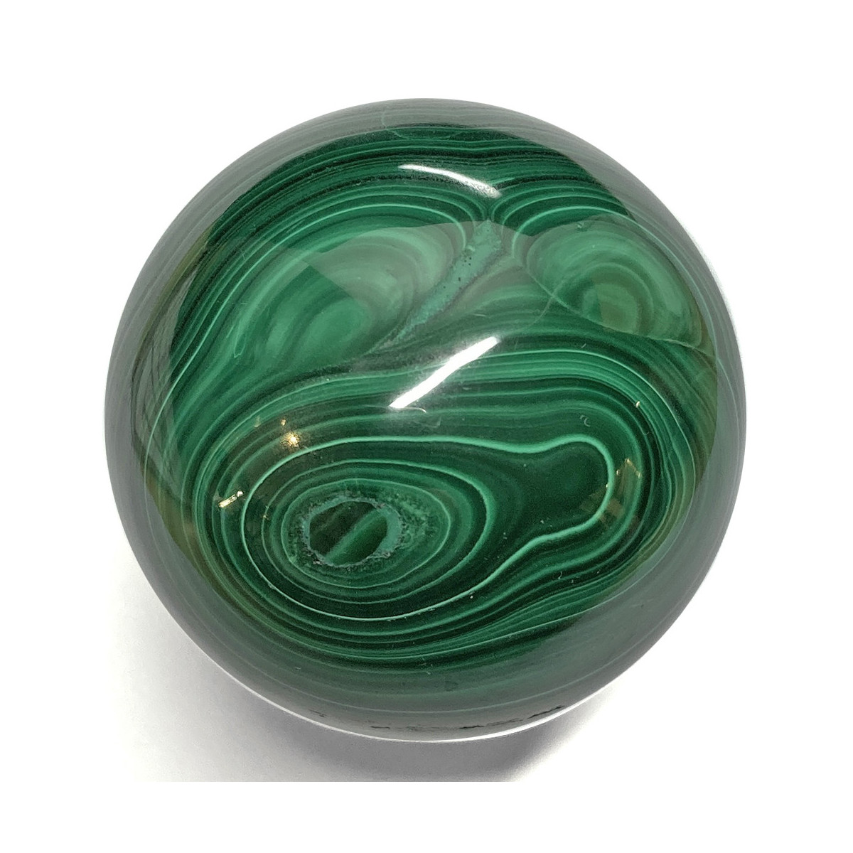 Sphère en Malachite de 45 mm