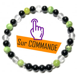 Bracelet Boules 3 Pierres