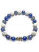 Bracelet en Howlite & Aventurine Bleue