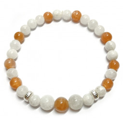Bracelet en Pierre de Soleil & Pierre de Lune