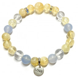 Bracelet Boules 3 Pierres