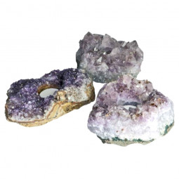 Bougeoir en Améthyste