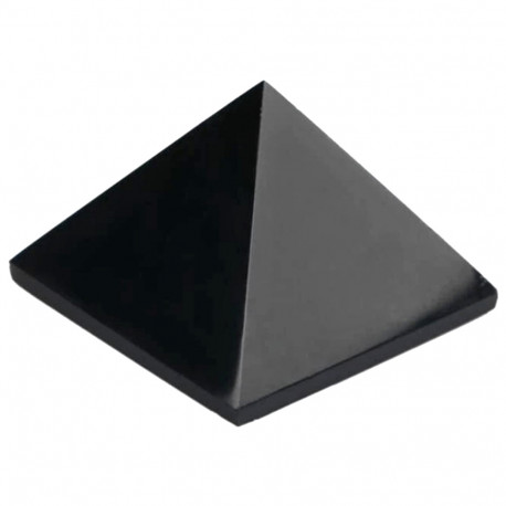 Pyramide en Obsidienne Noire - 4 cm