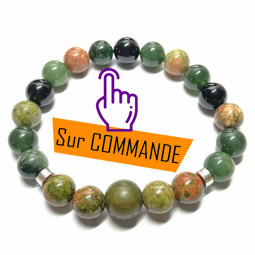 Bracelet Boules 3 Pierres