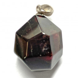 Pendentif en Grenat et Argent