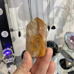 Pointe en Quartz Hématoïde