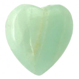Pendentif Coeur en Amazonite Percée