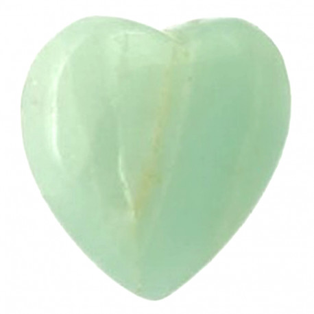 Pendentif Coeur en Amazonite Percée