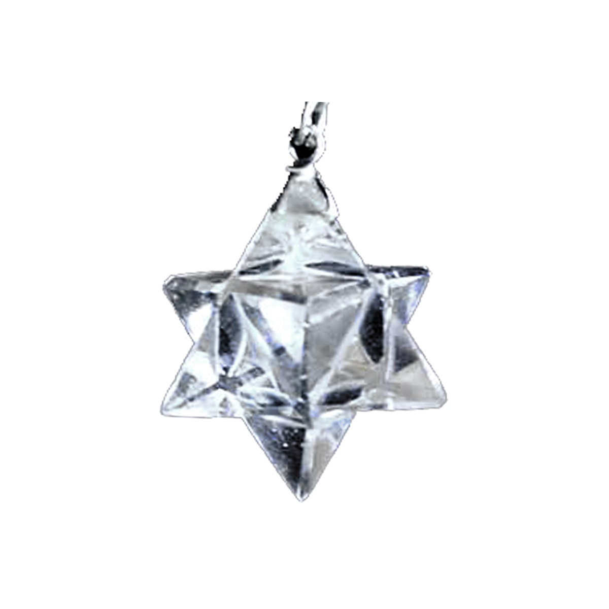 Pendule Merkaba en Cristal de Roche