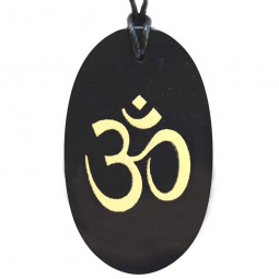 Pendentif en Shungite Avec Om