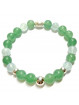 Bracelet en Aventurine Verte & Aigue Marine