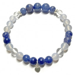 Bracelet Boules 3 Pierres