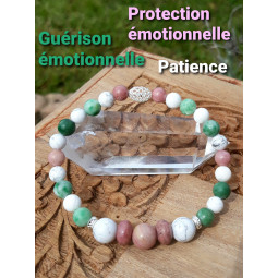 Bracelet Boules 3 Pierres