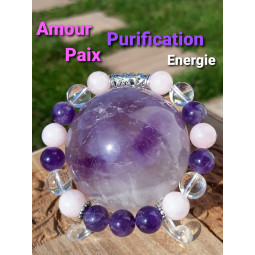 Bracelet Boules 3 Pierres