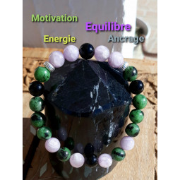 Bracelet Boules 3 Pierres