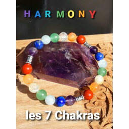 Bracelet Boules 7 Chakras