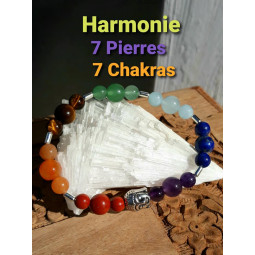 Bracelet Boules 7 Chakras