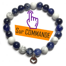 Bracelet Sodalite & Howlite