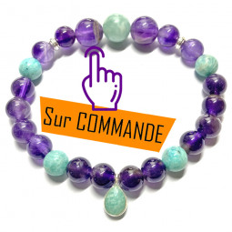 Bracelet Amazonite & Améthyste