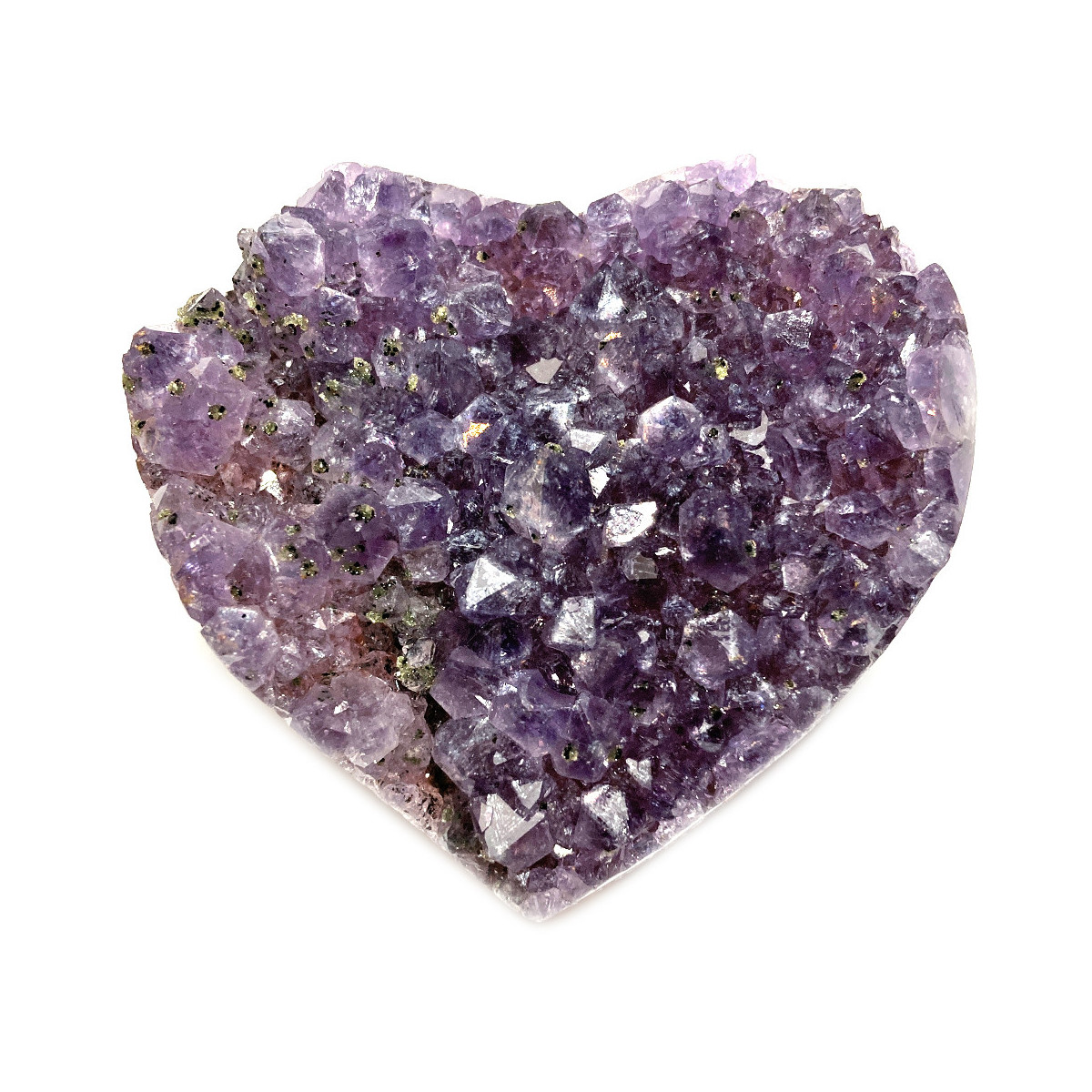 Druse d'Améthyste en Coeur
