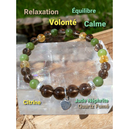 Bracelet Boules 3 Pierres