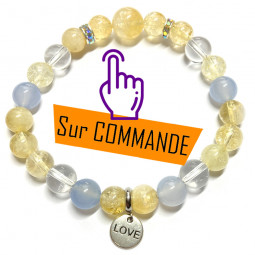 Bracelet Boules 3 Pierres