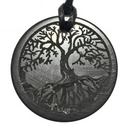 Pendentif Arbre de Vie en Shungite