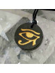 Pendentif en Shungite Avec Oeil d'Horus