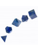 Solides de Platon en Lapis-Lazuli par 5