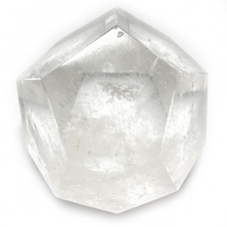Dodécaèdre en Cristal de Roche Vibrations Cristallines