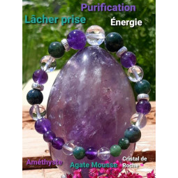 Bracelet Boules 3 Pierres